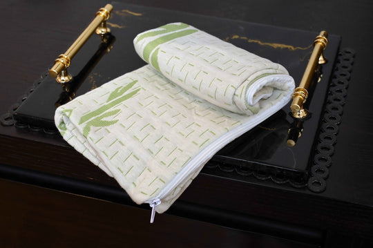 Bamboo Green Pillow Cover (Pack of 2)