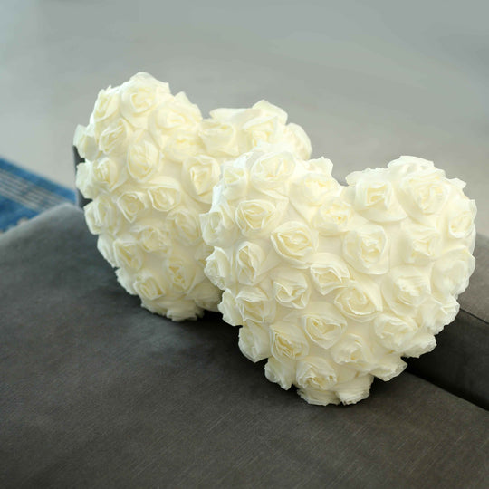 Heart Shaped Filled Cushion