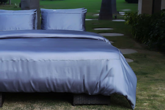 Grey Organikos Bamboo Sateen Bed in a Bag