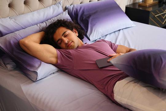 Purple Wave Designer Collection Sheet Set