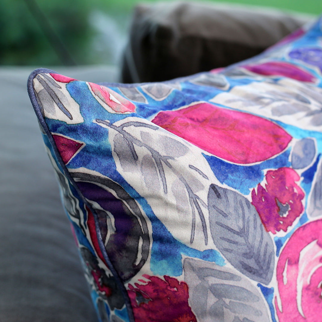 Leafy Leven Veloudo Designer cushion