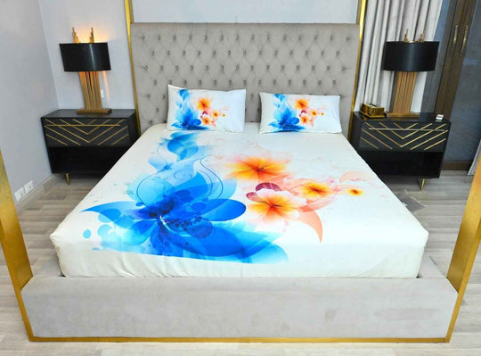 Zilker Sunshine Designer Collection Flat Sheet Set