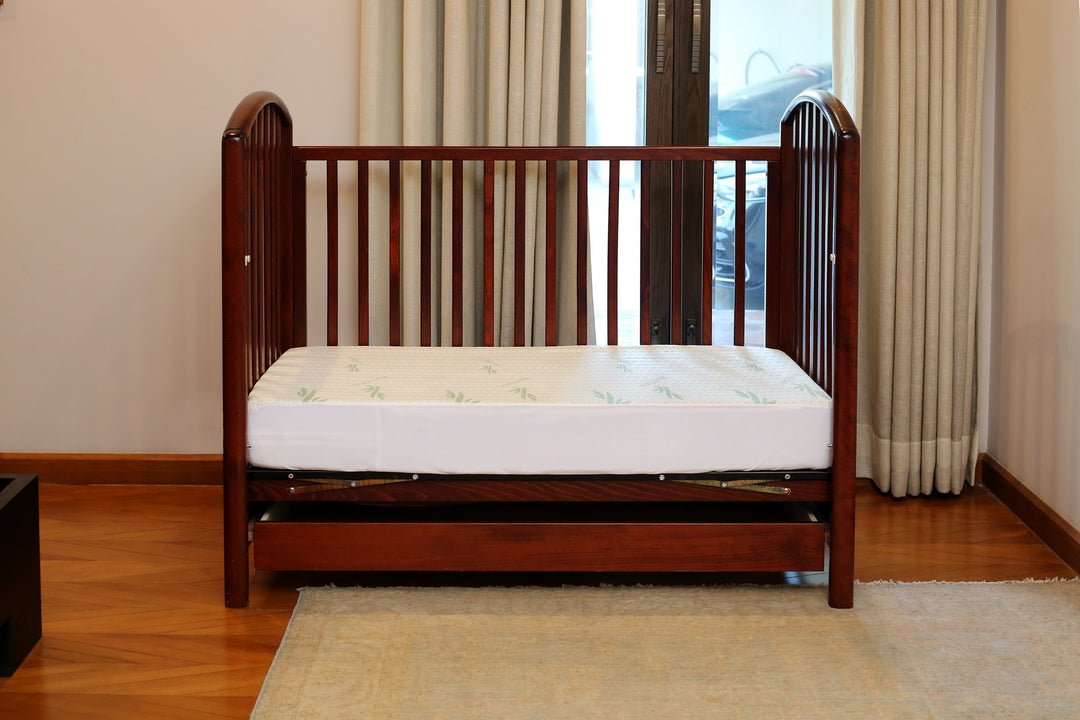 Bamboo Green Waterproof Crib Mattress Protector