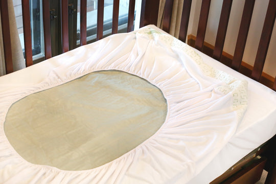 Bamboo Green Waterproof Crib Mattress Protector