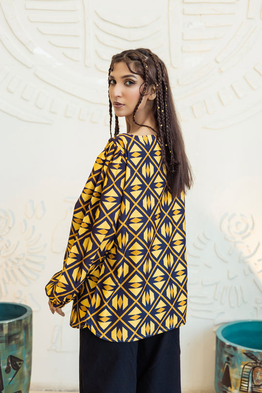 Amunet Balloon Sleeve Top