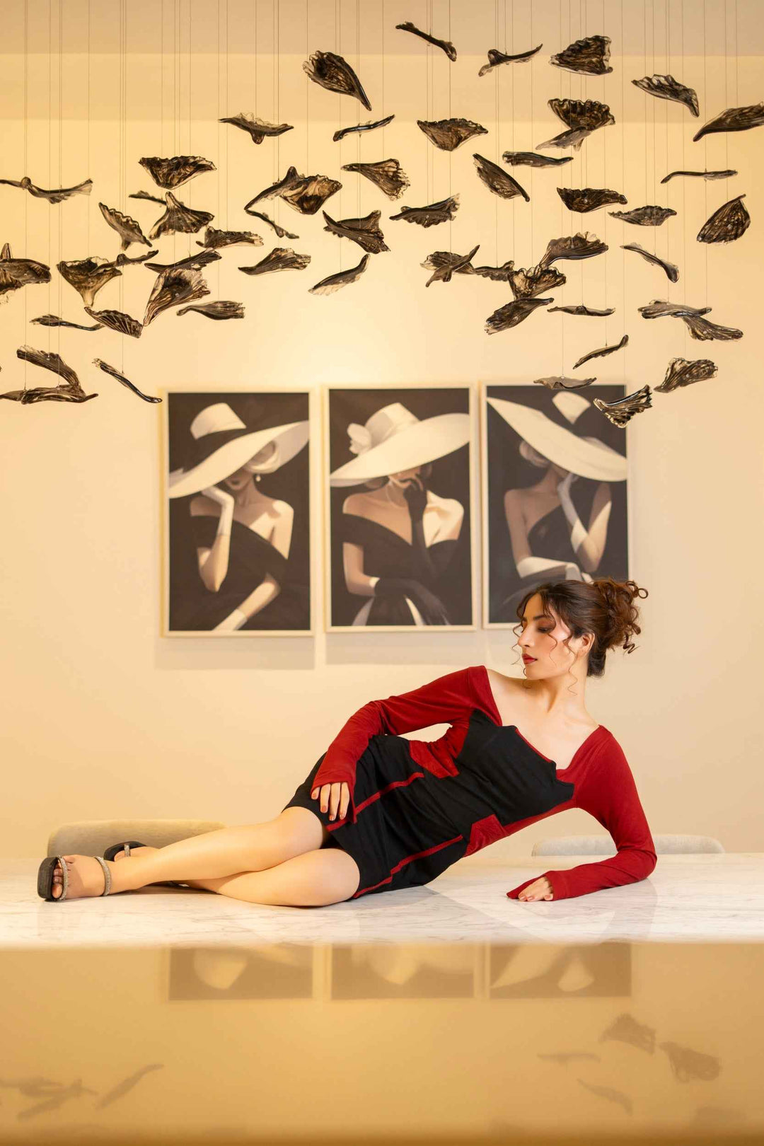 Jane Noir Panel Dress (Copy)