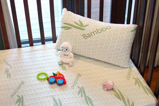 Bamboo Green Down Alternative Baby Filled Pillow