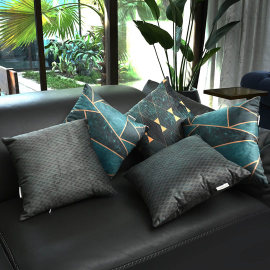 Emerald Fade Cushion Set (Pack of 5)