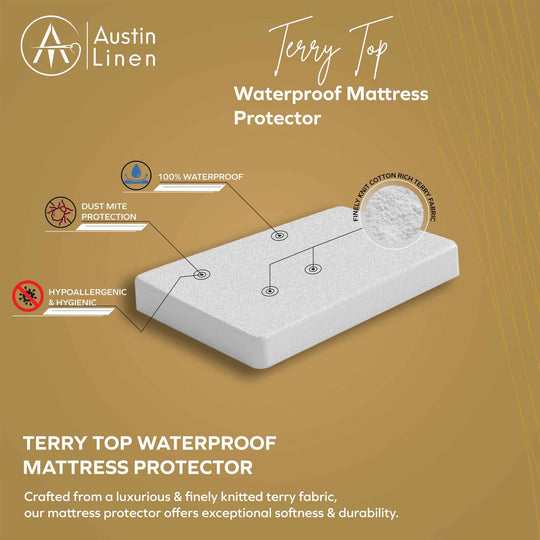 Terry Top Waterproof Mattress Protector