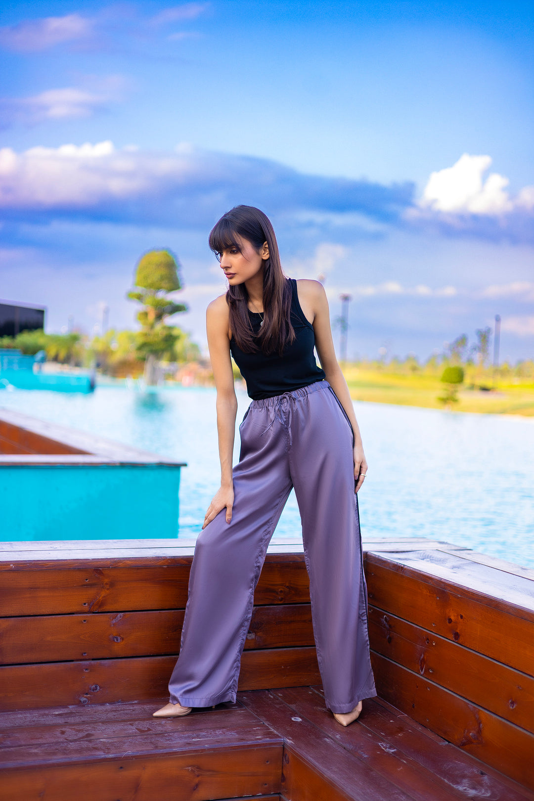 Bamboo Breeze Wide-Leg Trouser