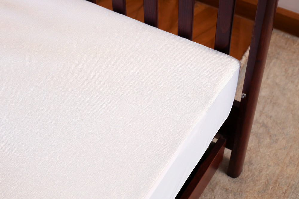 Bamboo Terry Waterproof Crib Mattress Protector