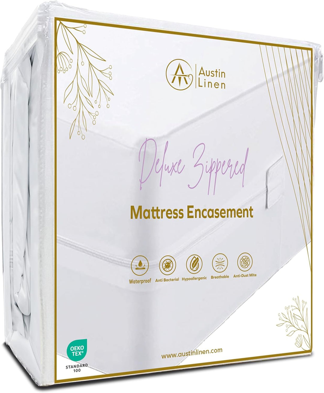 Expand-a-Grip Deluxe Zippered Mattress Encasement