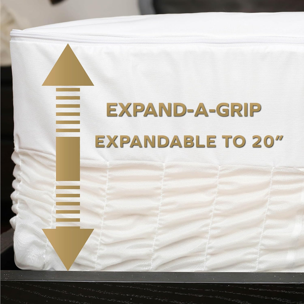 Expand-a-Grip Deluxe Zippered Mattress Encasement