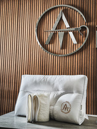 Paratelk 4D Cervical Pillow and Bamboo Pillow Protector Bundle