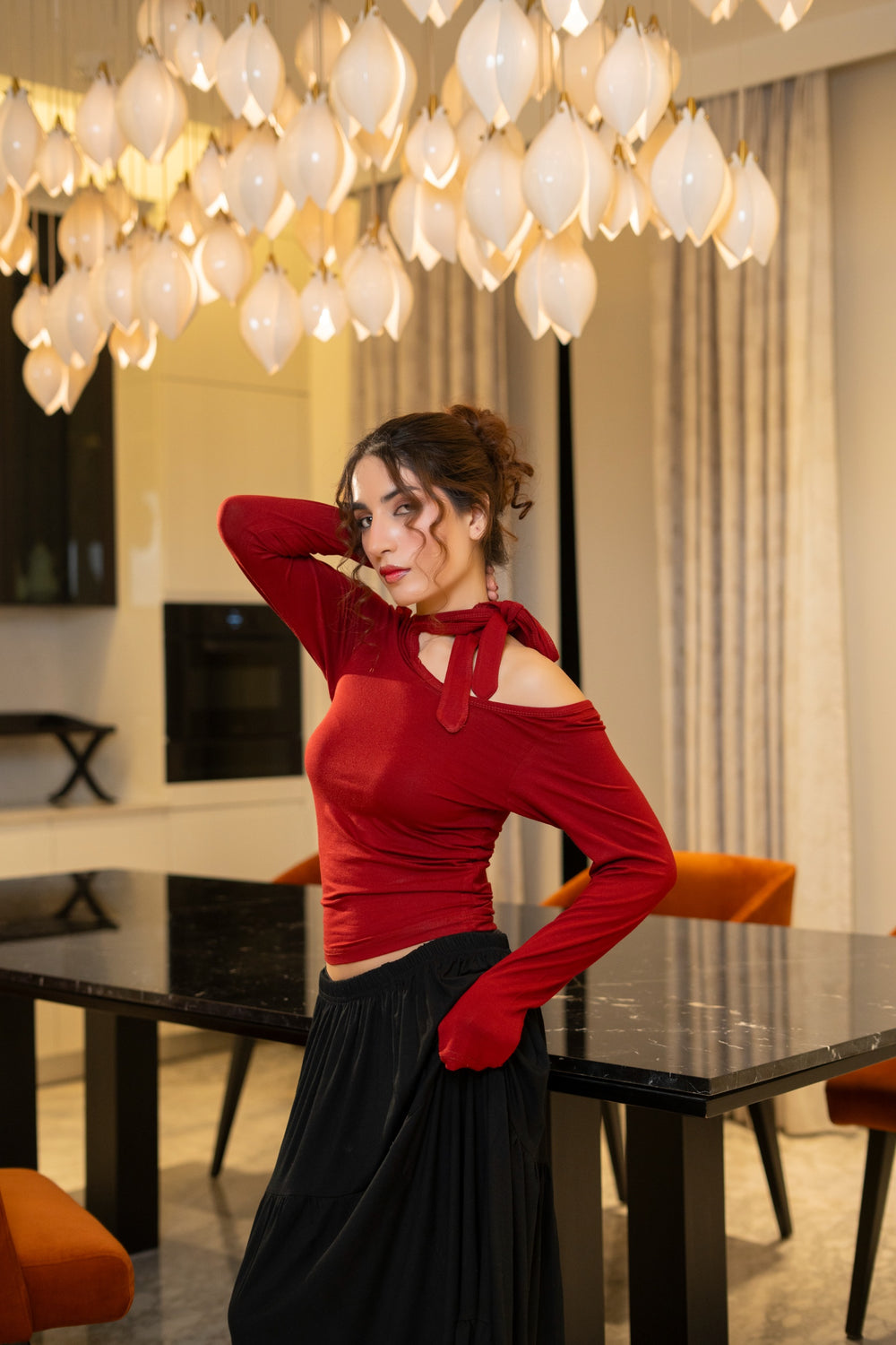 Nerezza Tie-Neck Top