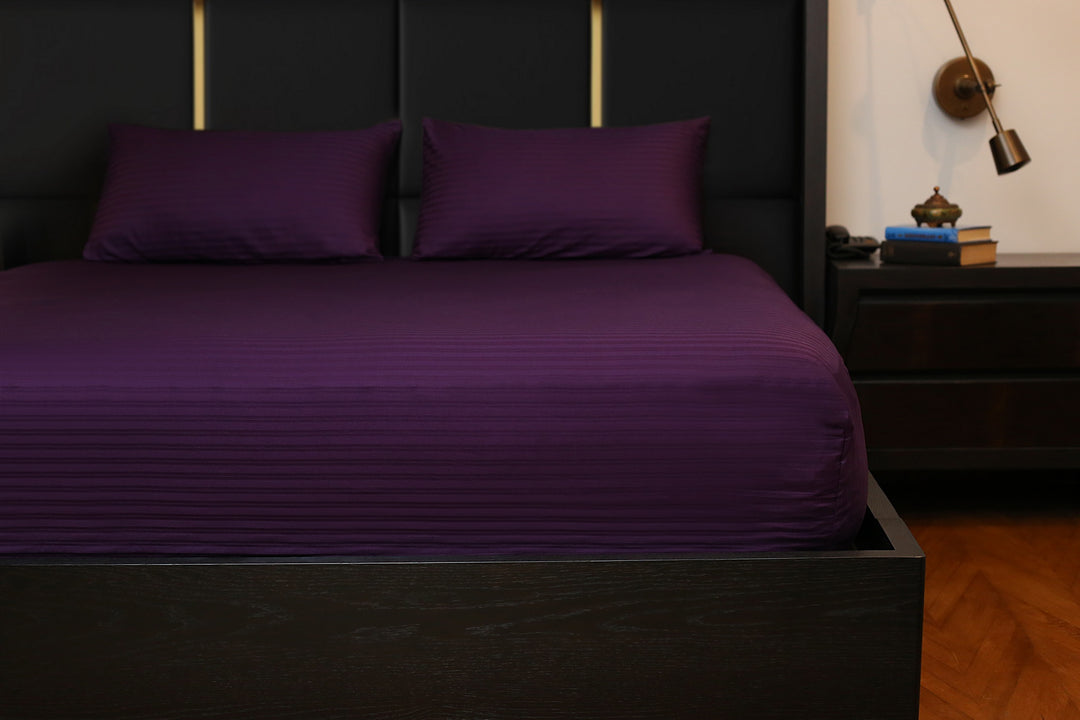 Purple Bleed Sheet Set