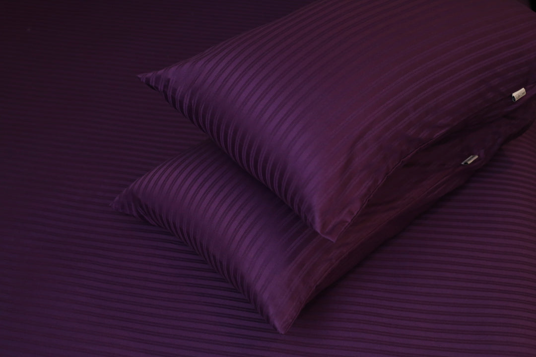 Purple Bleed Sheet Set