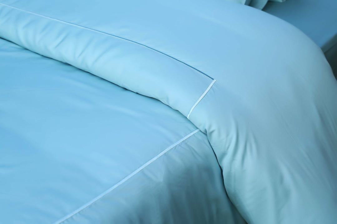 Arctic Blue Organikos Bamboo Duvet Cover Set