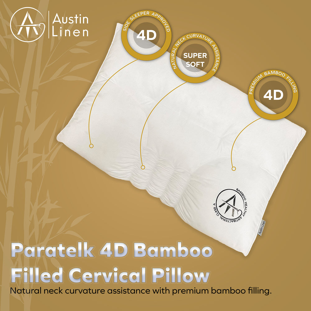 Paratelk 4D Bamboo Filled Cervical Pillow