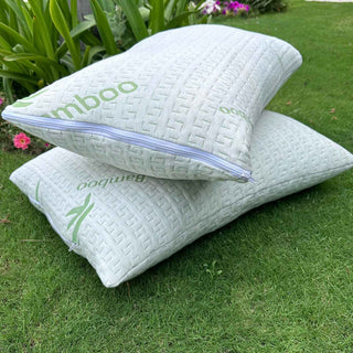 Bamboo Green Pillow Cover Pair