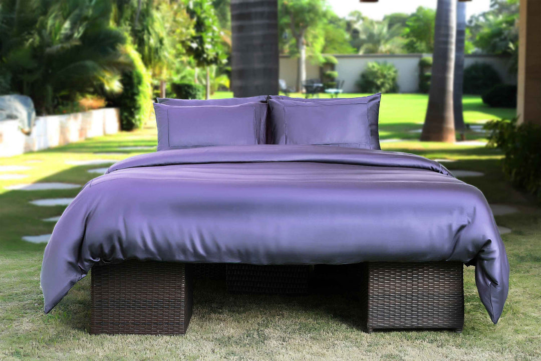 Ultra Violet Organikos Bamboo Sateen Bed in a Bag