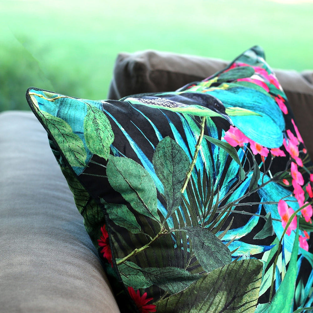 Crow Shelter Veloudo Designer Cushion
