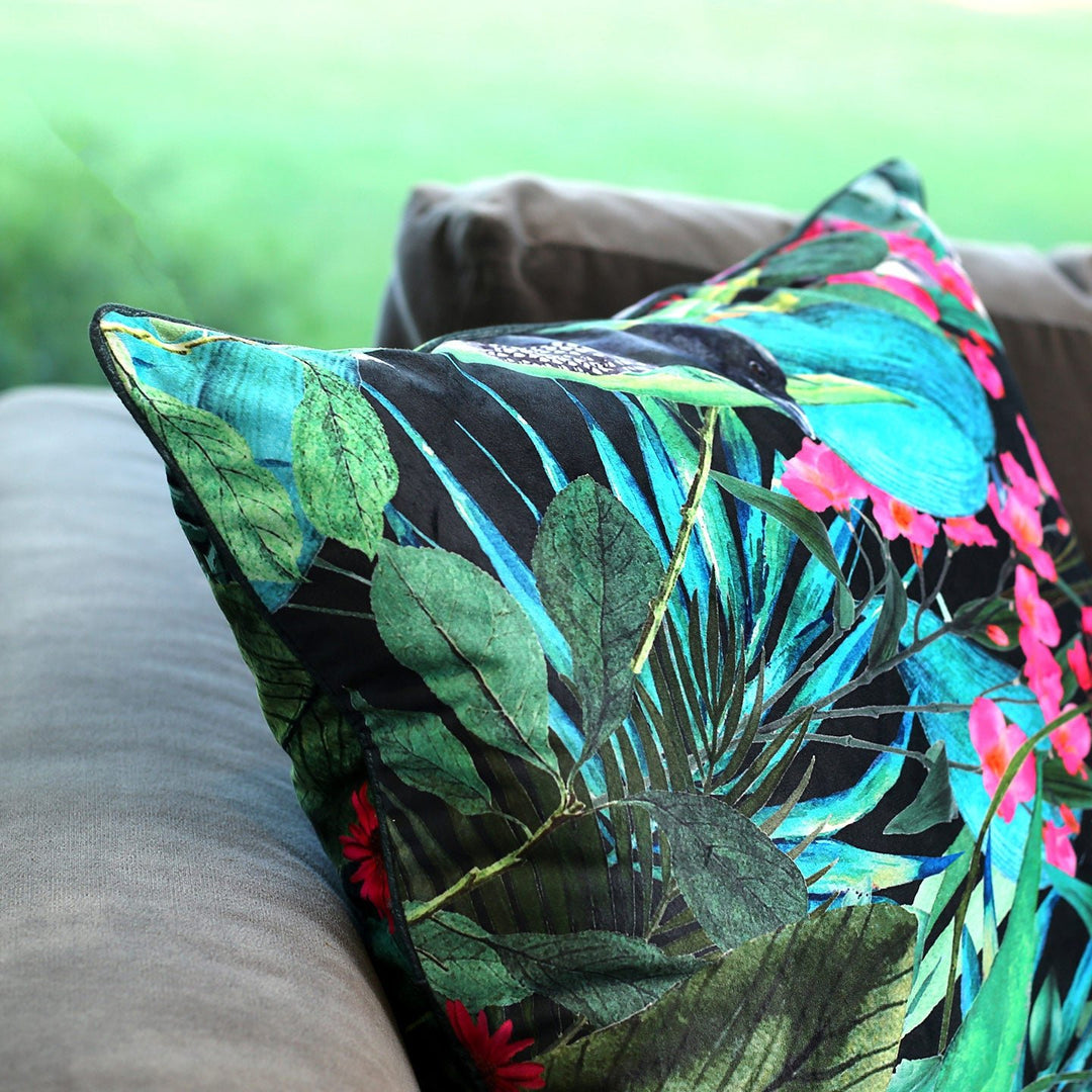 Crow Shelter Veloudo Designer Cushion