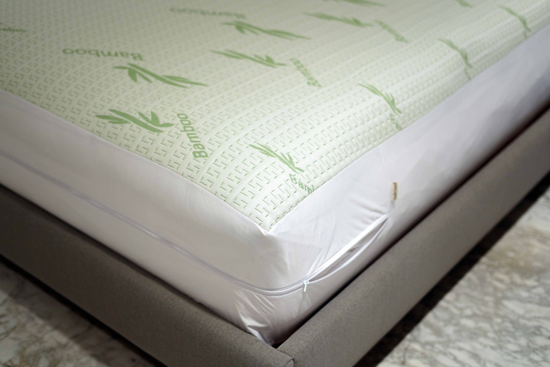 Bamboo Green Waterproof Mattress Encasement