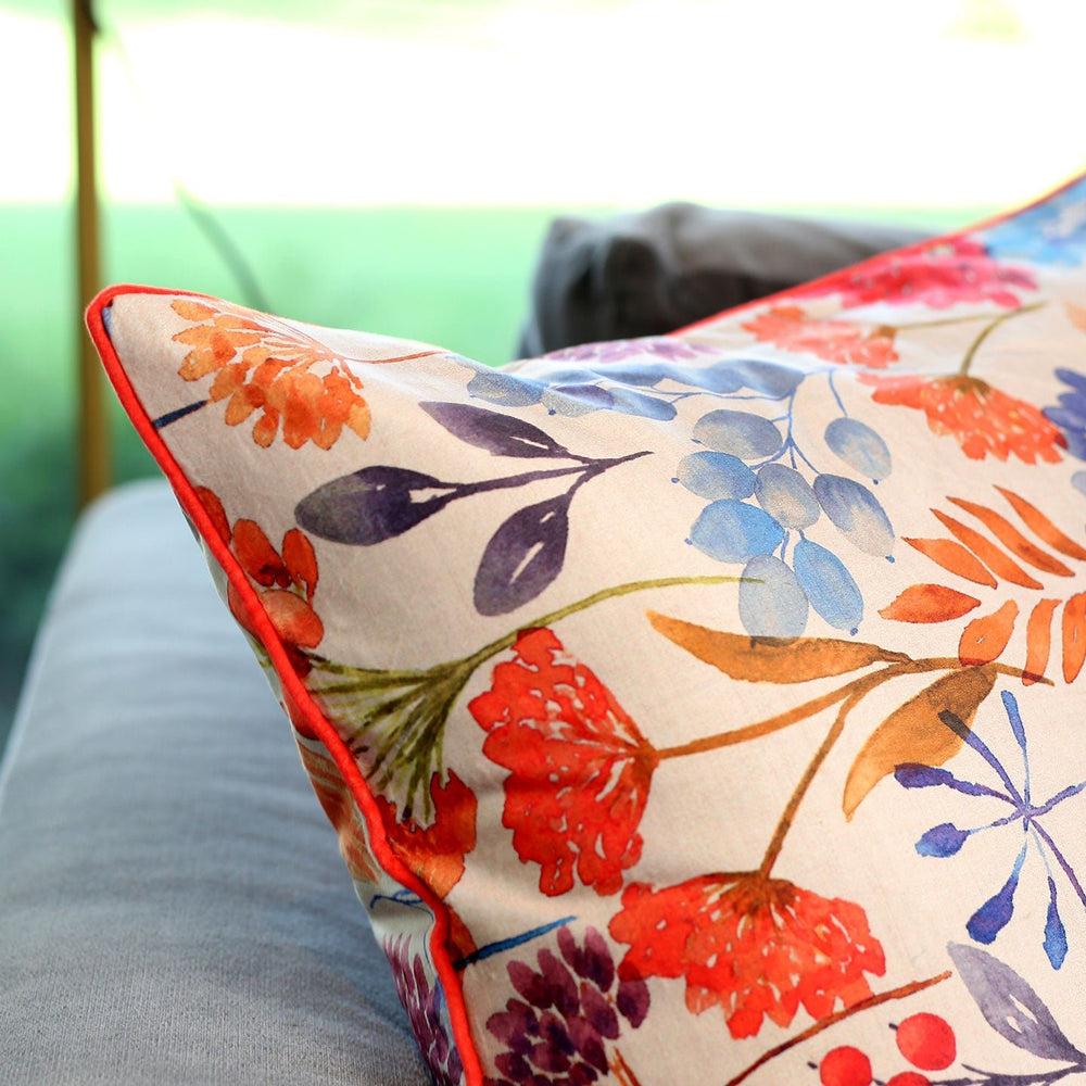 Pomegranate blossom Veloudo Designer Cushion