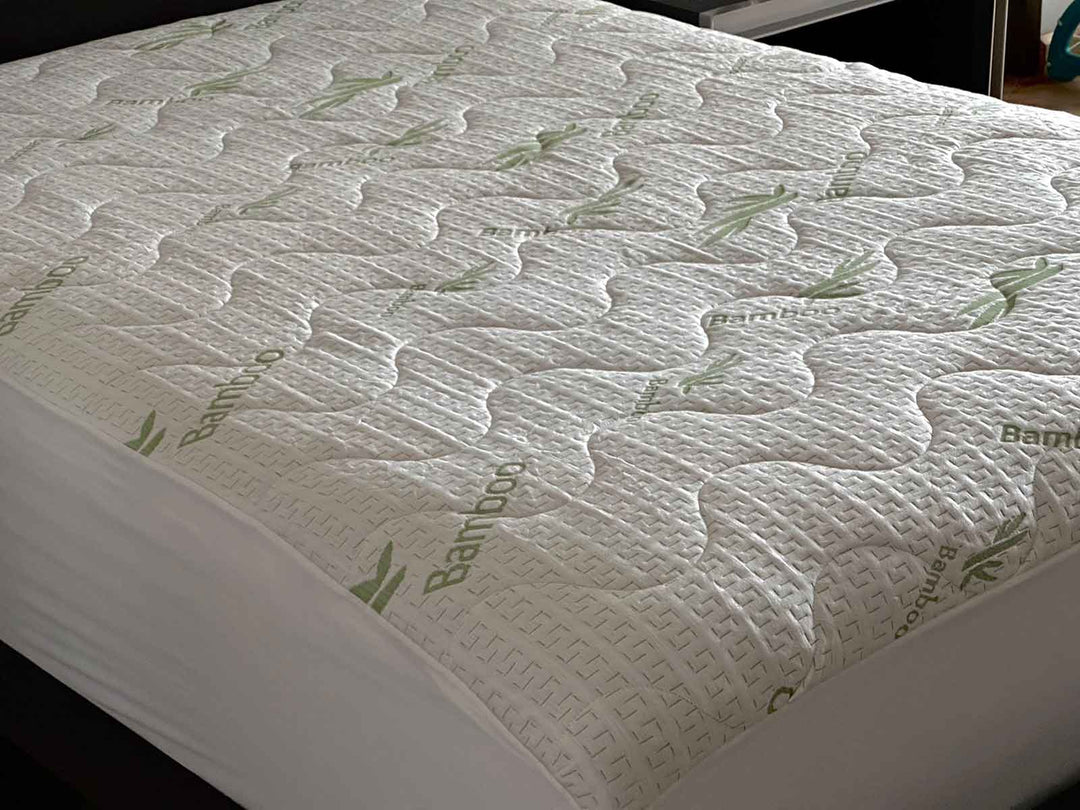 Premium Quilted Bamboo Mattress Cover - Austin Linen