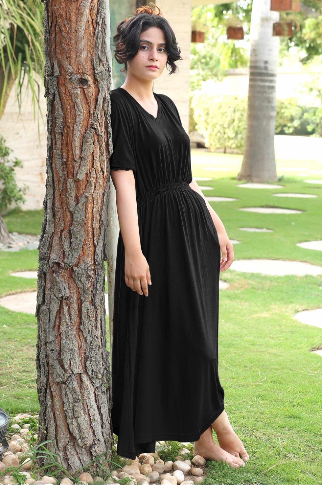 Kytherea’s Allura Bamboo Dress Purple / Xl