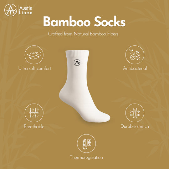 Bamboo Socks Unisex (Pack of 2)