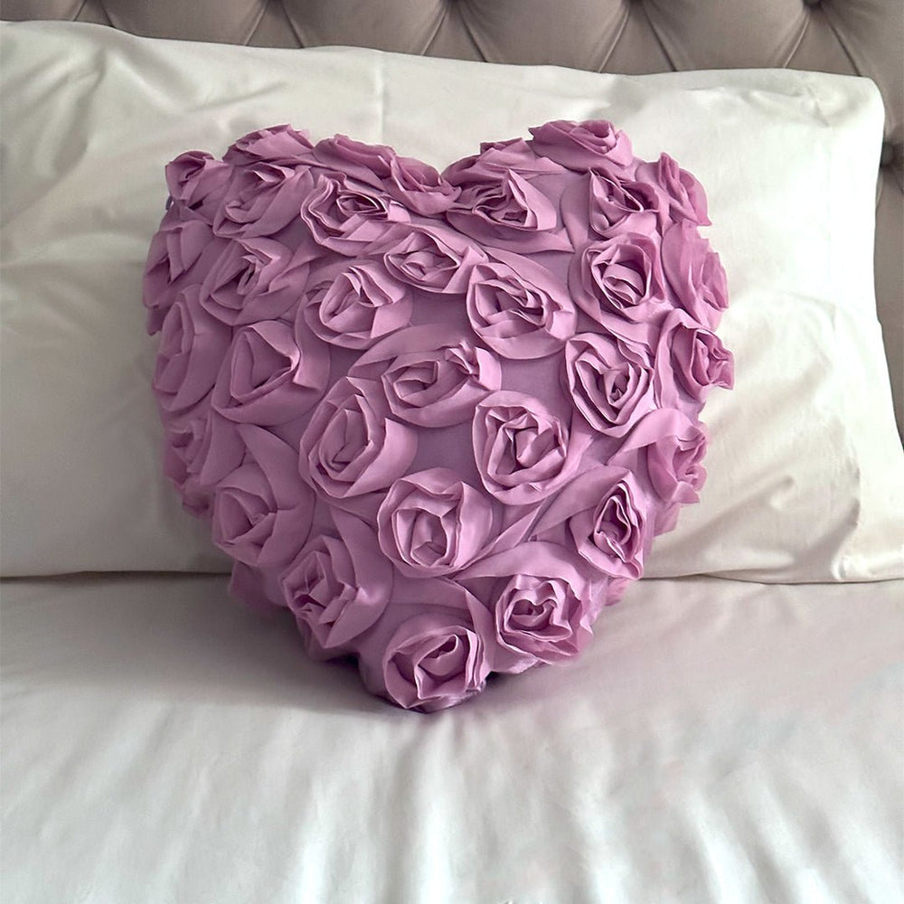 Heart Shaped Filled Cushion